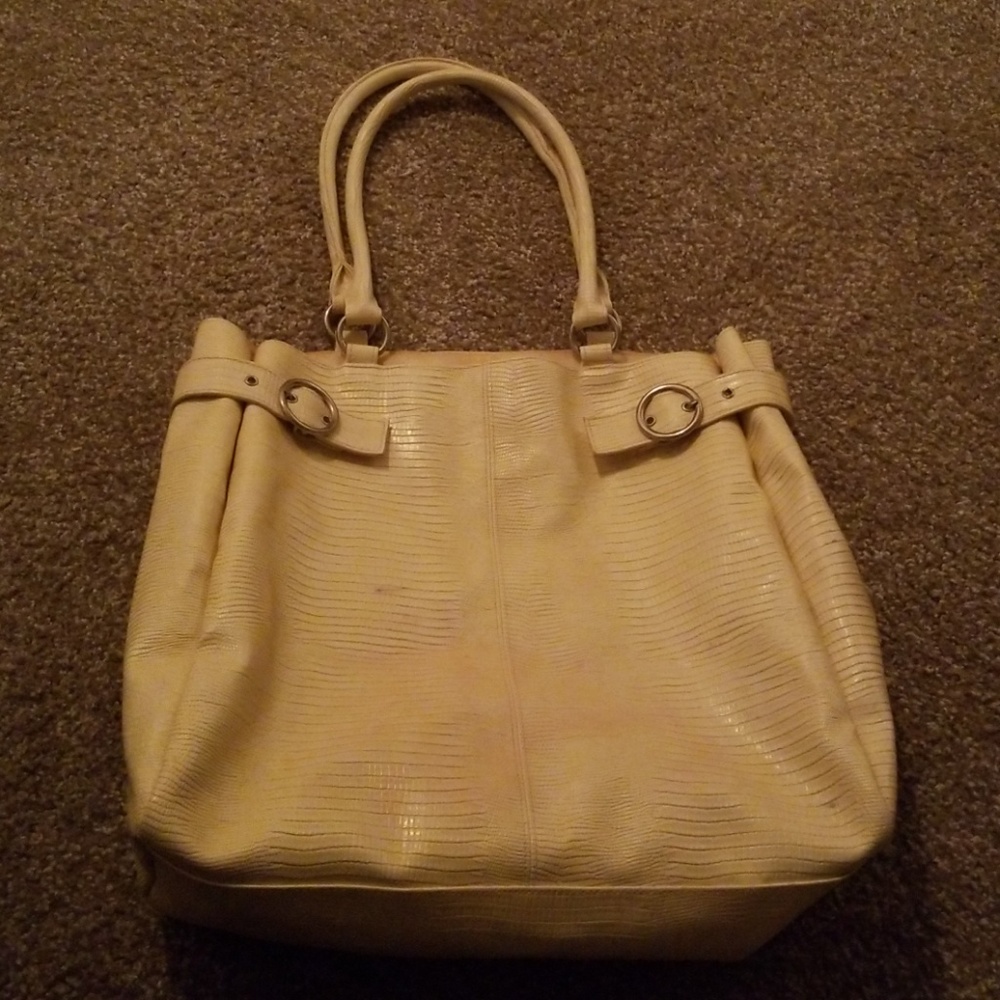 Beige handbag